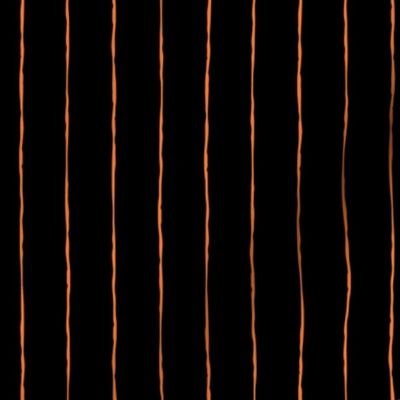 pinstripes orange on black » halloween