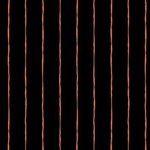 pinstripes orange on black » halloween
