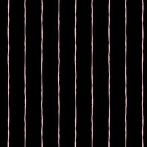 pinstripes pastel pink on black » halloween