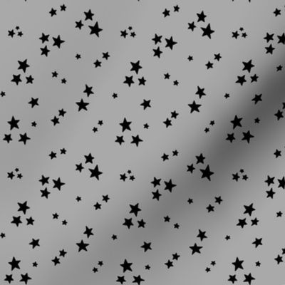 starry stars SM black on grey