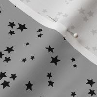 starry stars SM black on grey