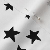 starry stars LG black on white