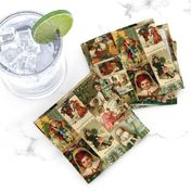 Vintage Victorian Christmas Collage