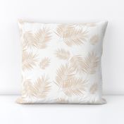 Palm leaf - nude on white  Palm leaves Palm tree tropical summer  