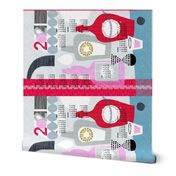 2021 time for a drink tea towel calendar