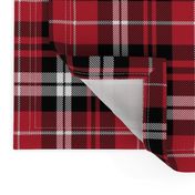 fall plaid || black red and white