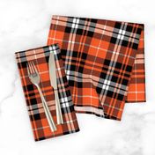 pumpkin fall plaid || orange,black,white