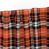 pumpkin fall plaid || orange,black,white