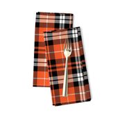 pumpkin fall plaid || orange,black,white