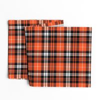 pumpkin fall plaid || orange,black,white