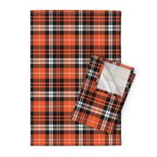 pumpkin fall plaid || orange,black,white