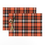 pumpkin fall plaid || orange,black,white