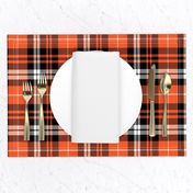 pumpkin fall plaid || orange,black,white