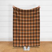 pumpkin spice plaid || soft black 