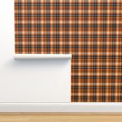 pumpkin spice plaid || soft black 