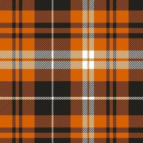 pumpkin spice plaid || soft black 