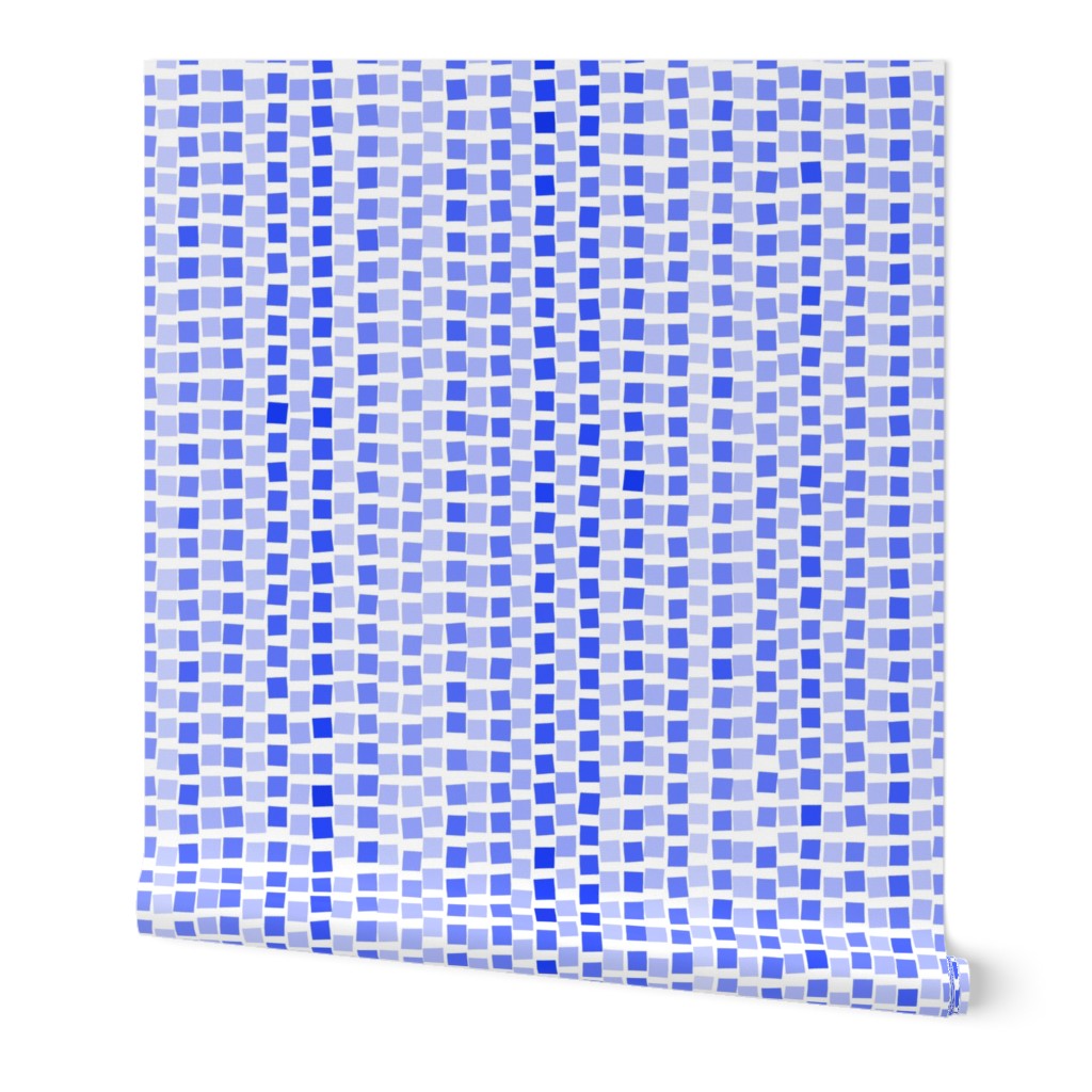 Mosaic Squares Nautical Blue 600L