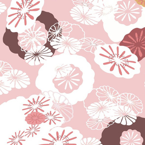 Pretty Poppies-Pink and White