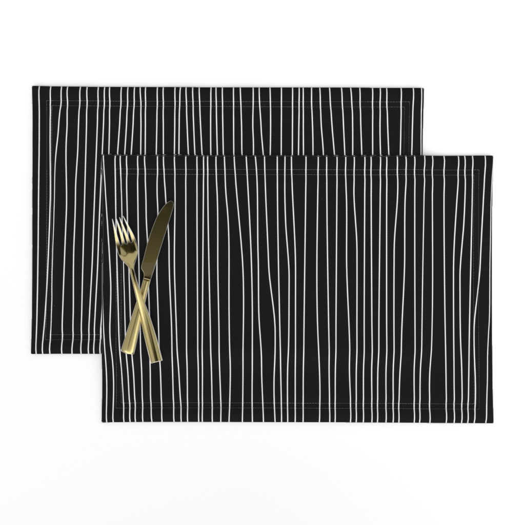 Skeleton Stripe Black and White - Child/Adult Costume Print