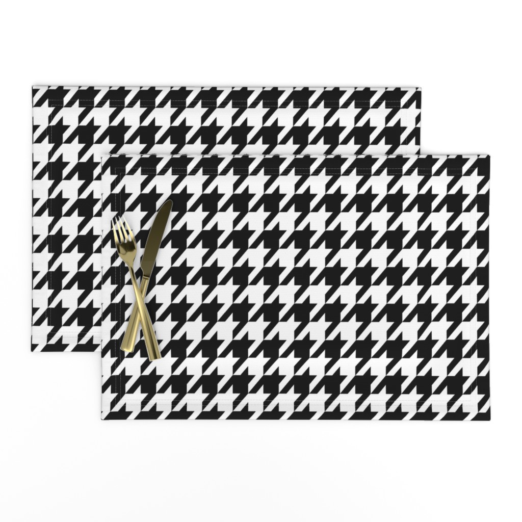 Houndstooth Black & White