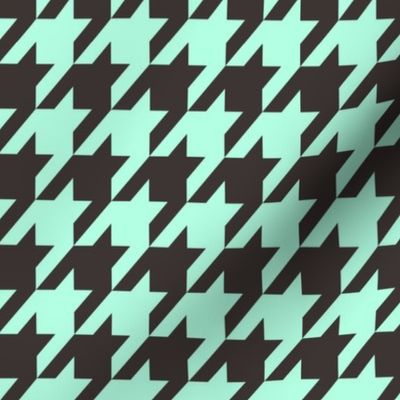 Houndstooth Chocolate Mint