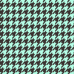 Houndstooth Chocolate Mint