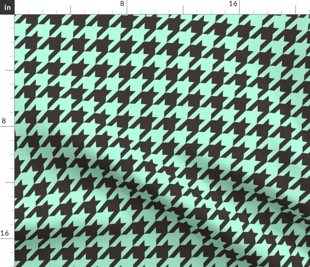 Houndstooth Chocolate Mint