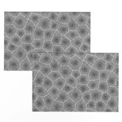 petoskey stone - greyscale dark extra-large