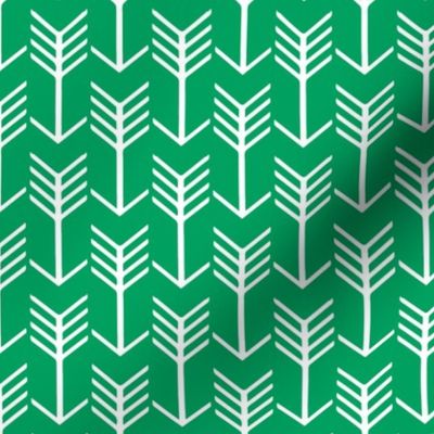 Arrows  Green and White