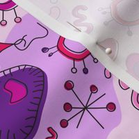 Microbes - Pink & Purple