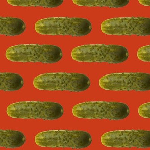 Pickles on Red