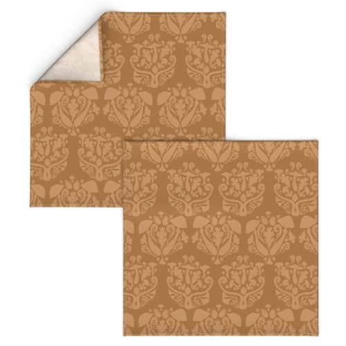 Autumn Damask // Brown