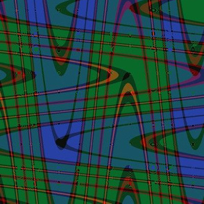 crazy tartan 6 (warped Skene tartan)