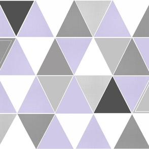 Lavender Hamptons Triangles