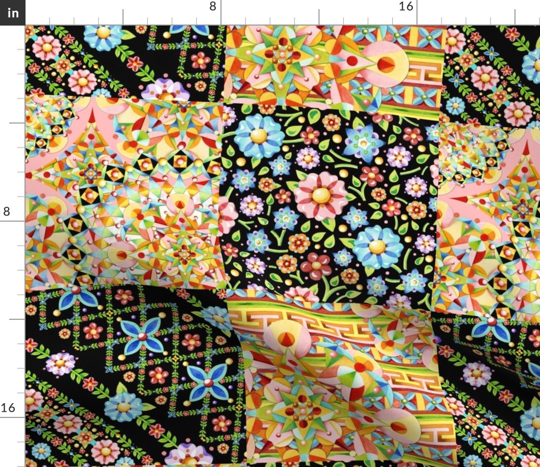 Crazy Crazy Patchwork Quilt 2