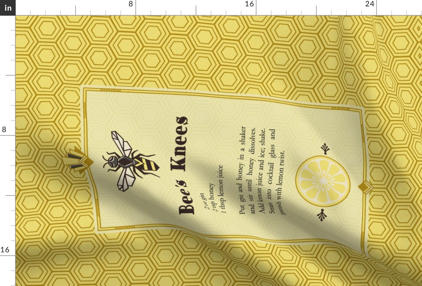 The Bee's Knees Tea Towel