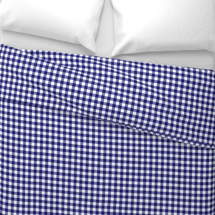 Navy Blue Gingham