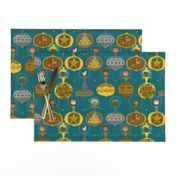 Vintage Ornament Collection - Teal