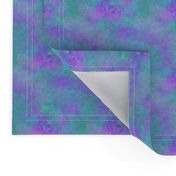 Light Purple Teal Watercolor Abstract