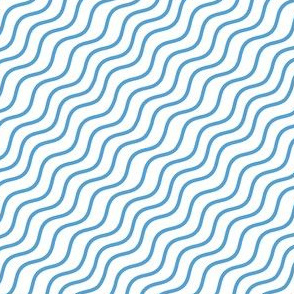 Carolina Light Blue Wave Stripes