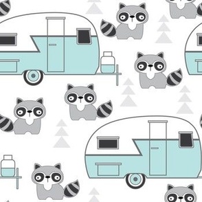 trailers-and-raccoons---blue-on-white