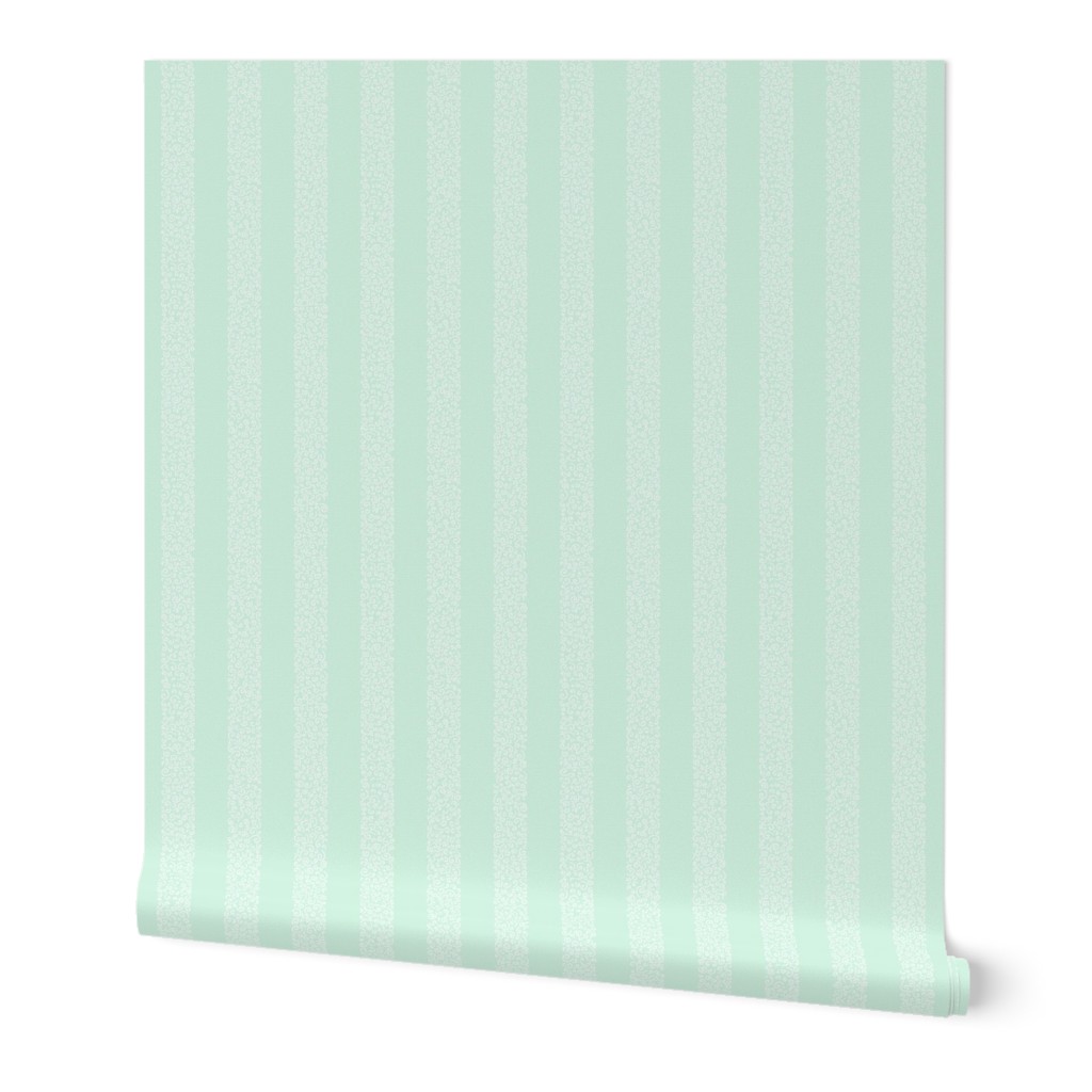 small ammonite stripes - white on mint