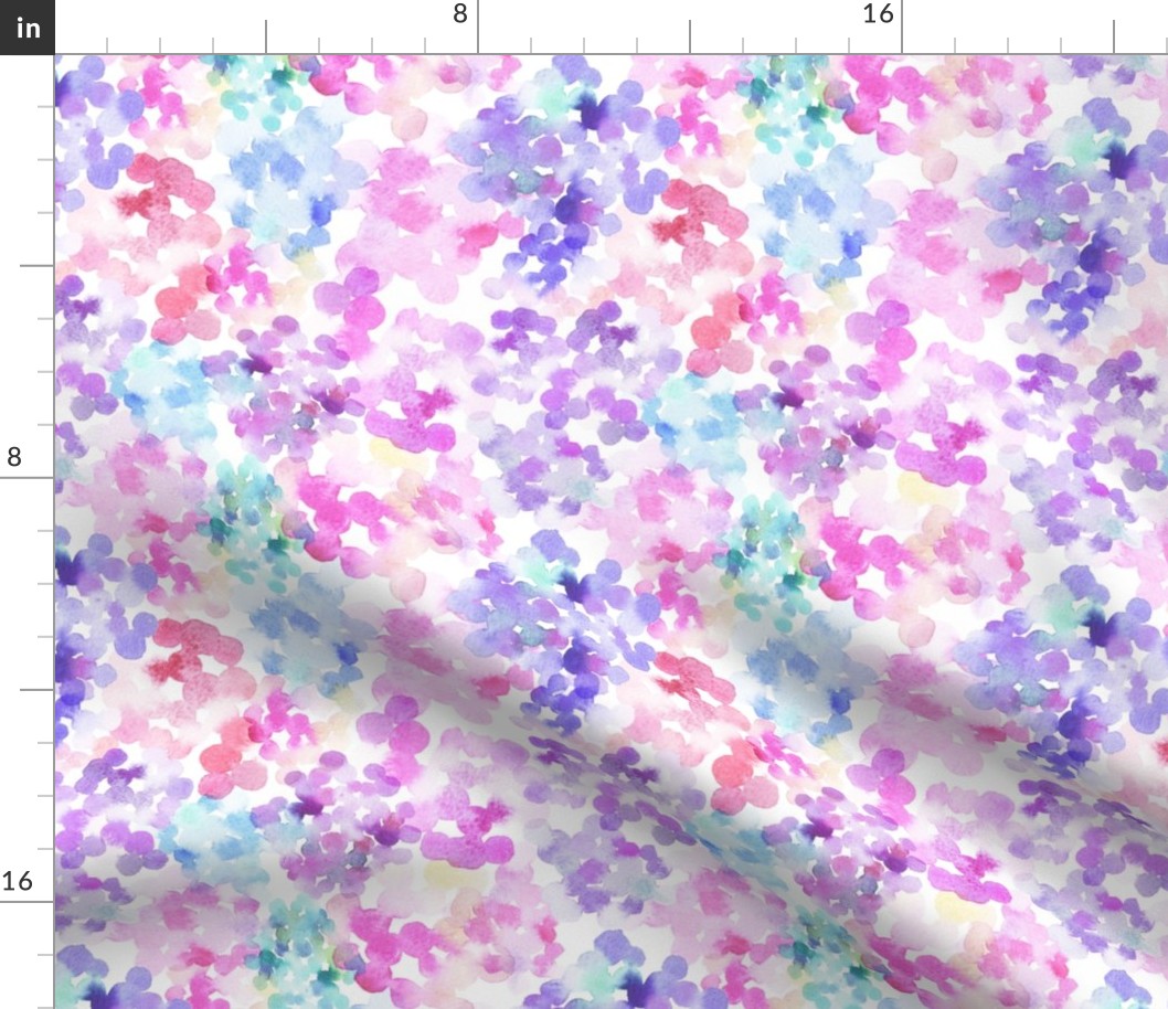 pattern of watercolor blobs 