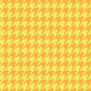 Houndstooth Pear and Orange