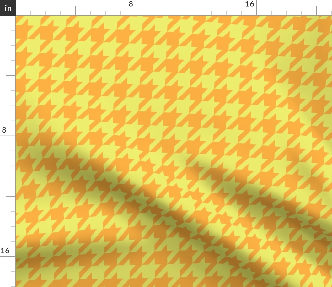 Houndstooth Pear and Orange