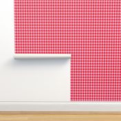 Houndstooth Valentine's Day: A Twist of Romance in Pink and Red