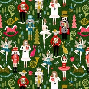 nutcracker ballet // nutcracker holiday xmas chirstmas fabric xmas holiday andrea lauren