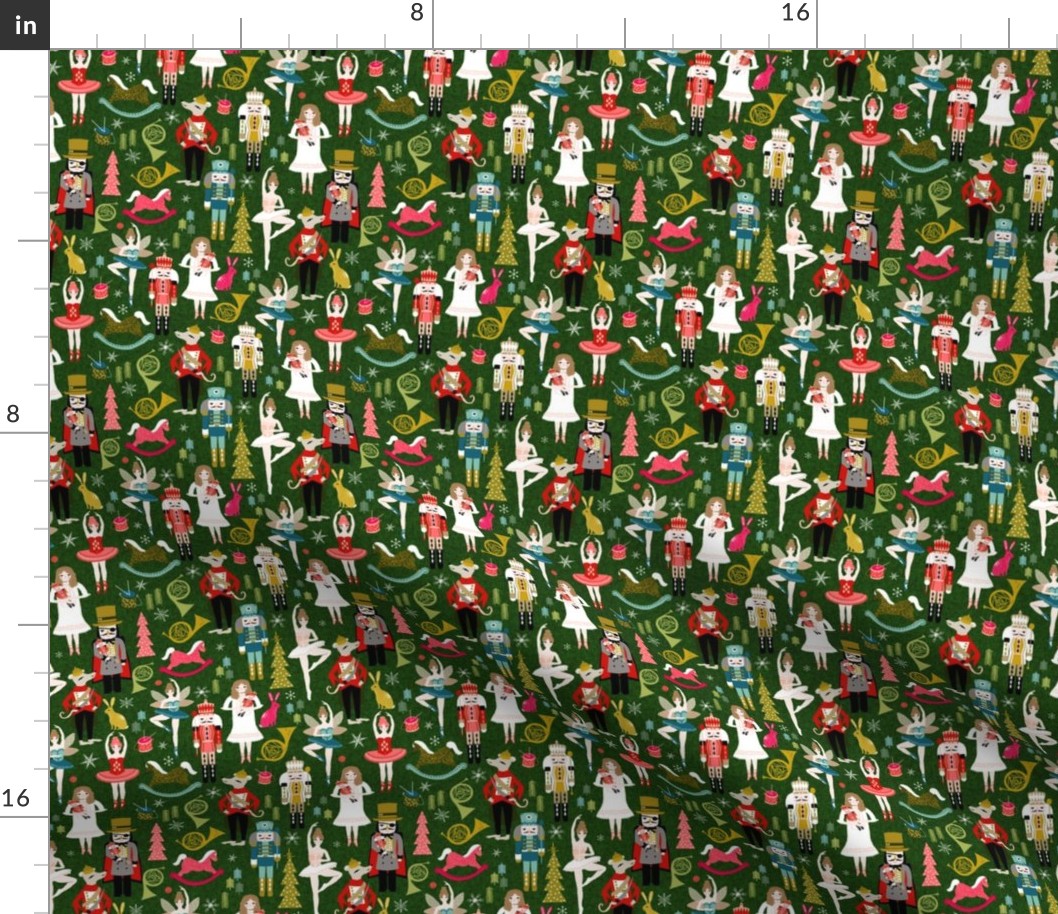 nutcracker ballet // nutcracker holiday xmas chirstmas fabric xmas holiday andrea lauren