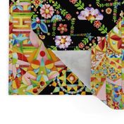 Crazy Quilt Triangles