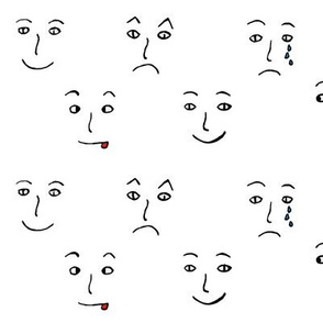One Woman, Many Moods